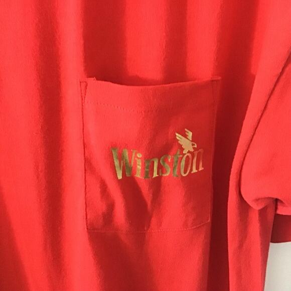 New Winston vintage Nascar eagle t-shirt XL single stitch - Picture 3 of 8